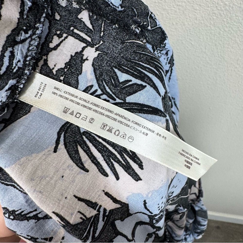 Intimately Free People Heat Wave Printed Maxi Slip Dress Leaf Print Size Medium - Picture 9 of 10